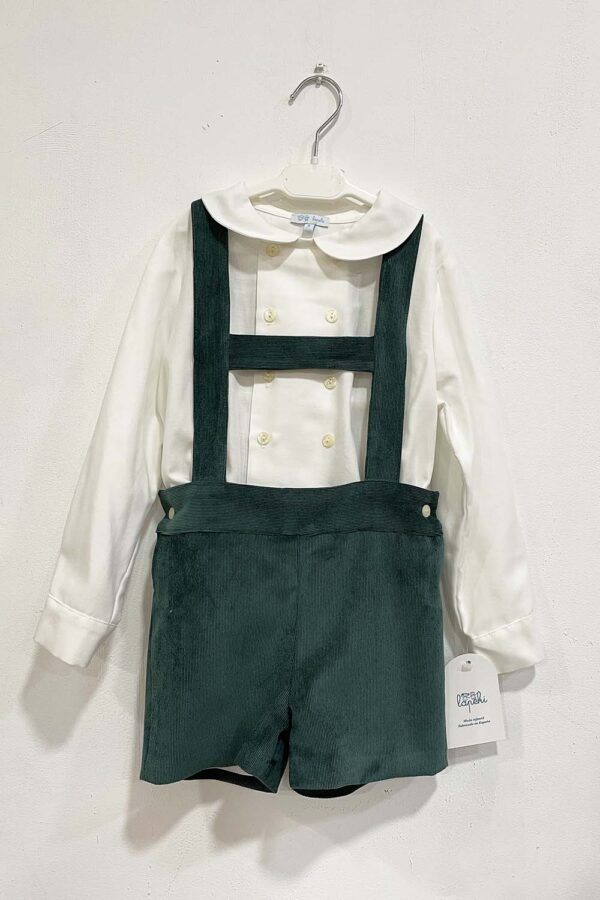 Pantalon Bebe Tirantes Verde