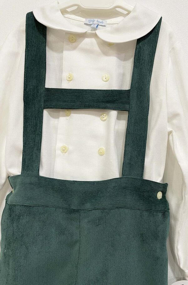 Pantalon Bebe Tirantes Verde