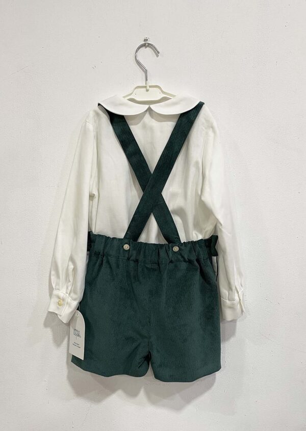 Pantalon Bebe Tirantes Verde