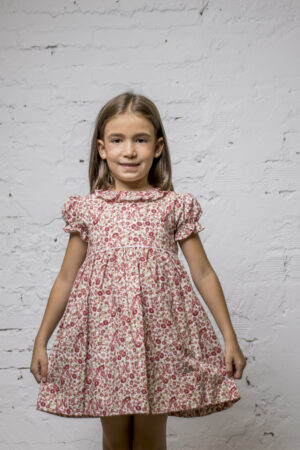 Vestido Flor Roja