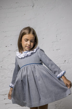Vestido Paño azul