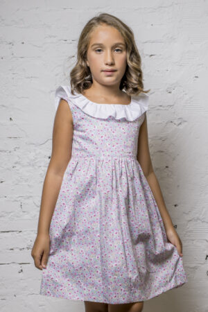 Vestido Victoria Florecitas Rojas 241